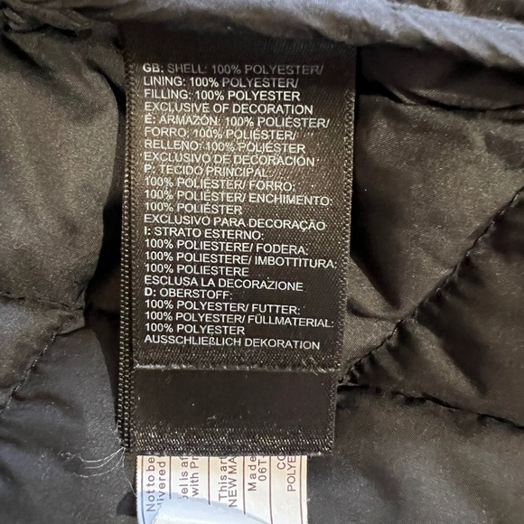 THE NORTH FACE Thermoball Eco Boys Black Zip Up Jacket‎ (XS-6) - Picture 11 of 12